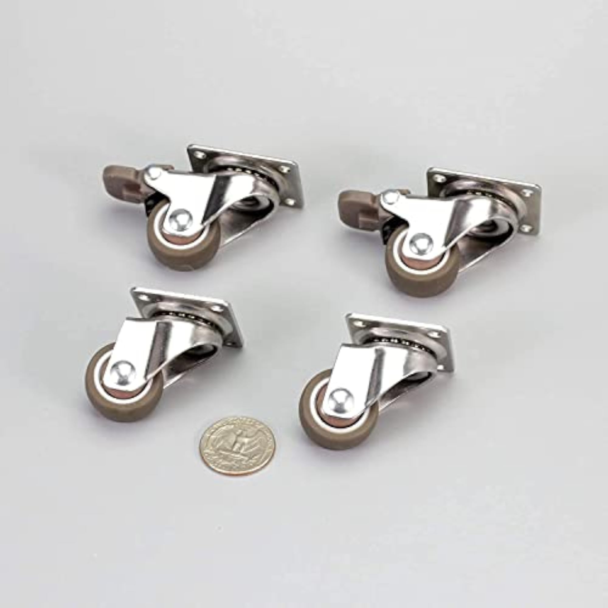 Low Profile Casters Wheels for Furniture
